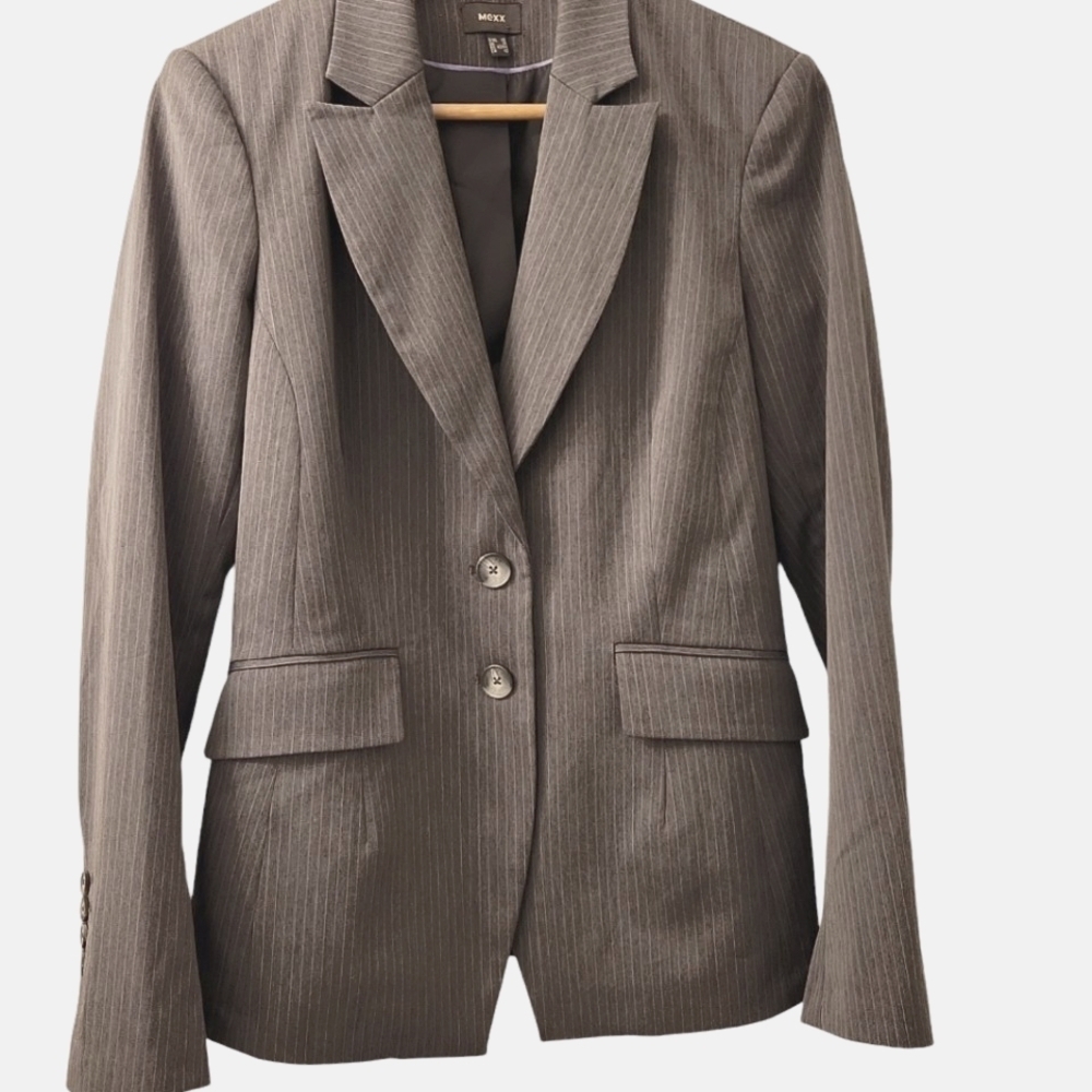 Mexx Gray Striped Blazer